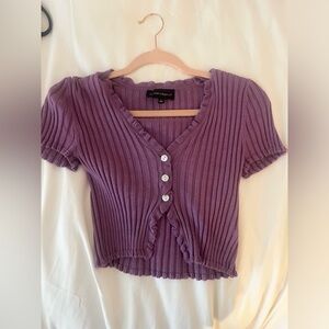 COTTON CANDY LA PURPLE TOP SIZE SMALL